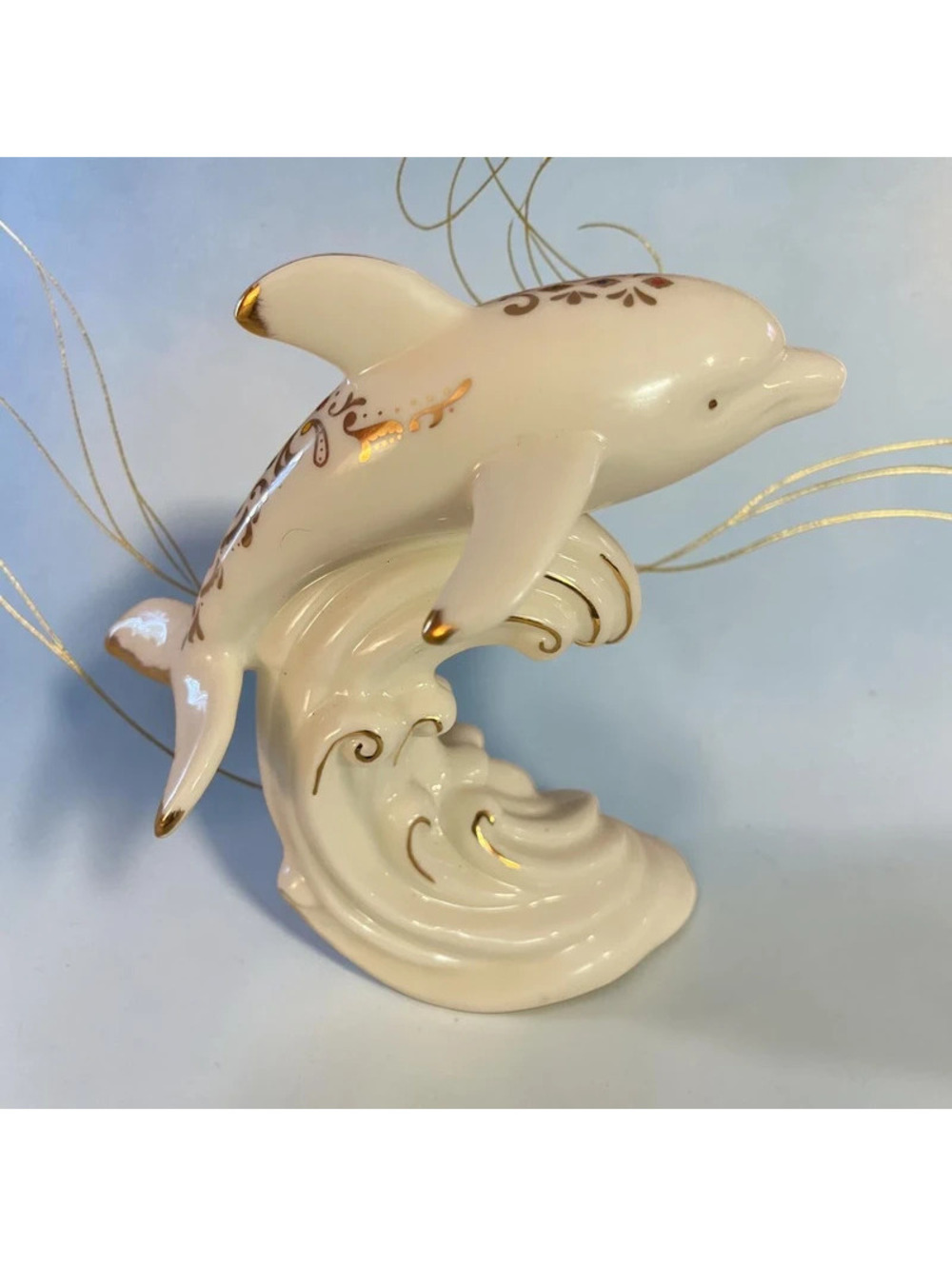 Porcelain Dolphin Figurine (Formalities)